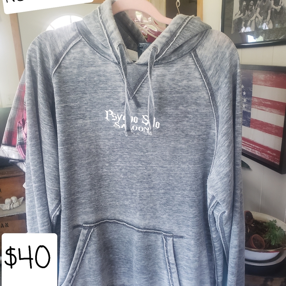 Psycho Silo hooded sweatshirt.